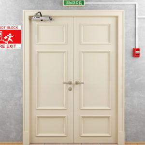 Противопожарная двупольная дверь / серия FRM7252